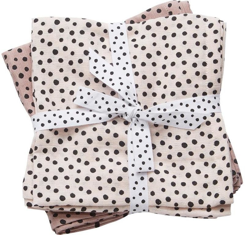 Done by Deer Swaddle 2-Pack happy dots powder