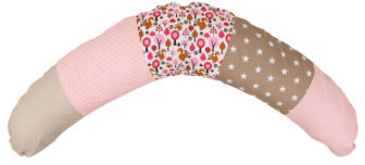 Ullenboom Patchwork Nursing Pillow squirrel sand