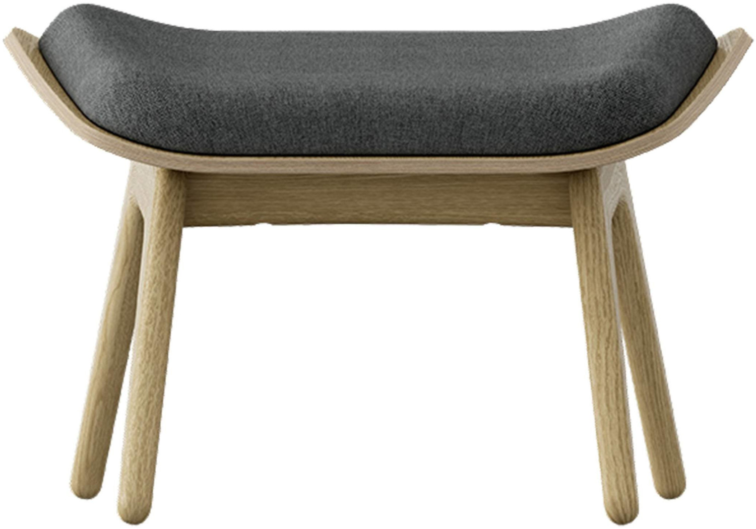 UMAGE The Reader Ottoman oak natur / slate grey