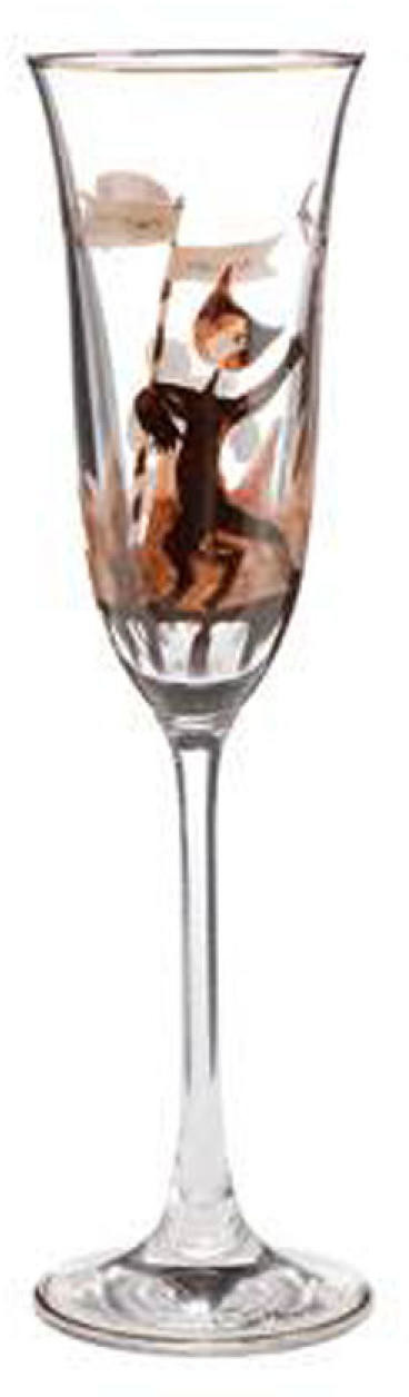 Goebel-Kunststoffe Champagne glass Modista Rosina Wachtmeister