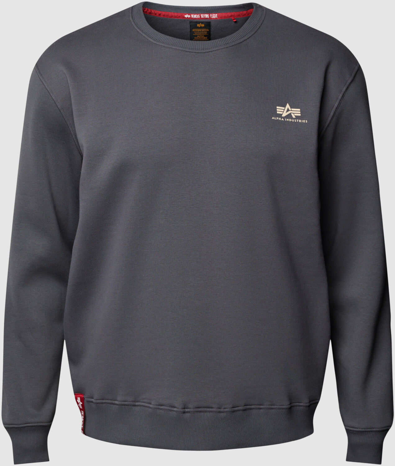 Alpha Industries Basic Sweater Small Logo gray (188307-136)
