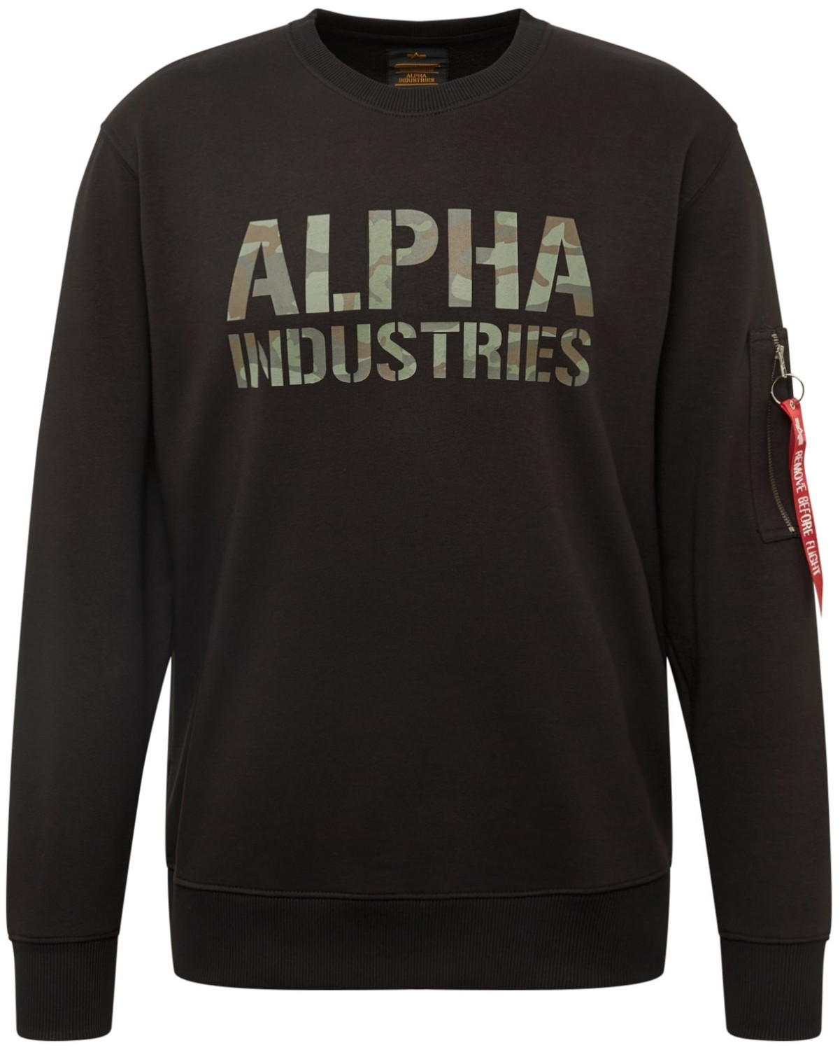 Alpha Industries Camo Print Sweater black (176301-380)
