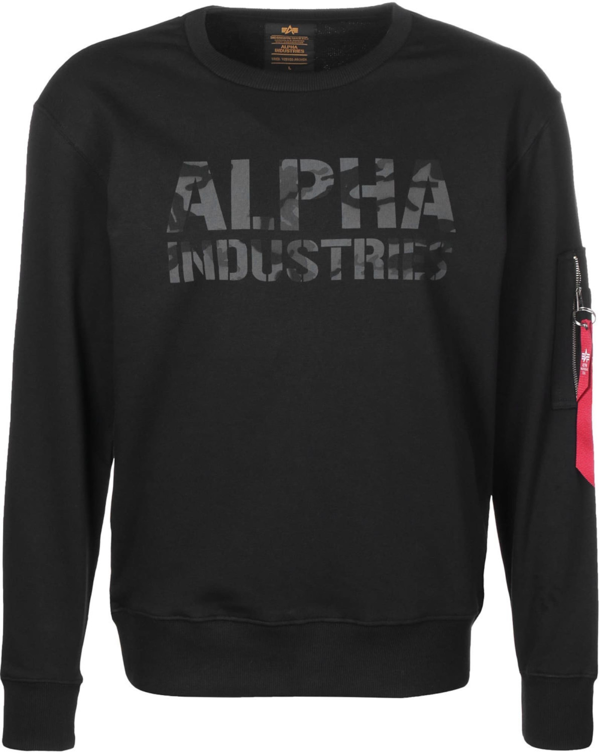 Alpha Industries Camo Print Sweater black (176301-515)