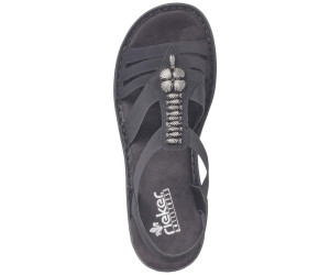 Black rieker sandals