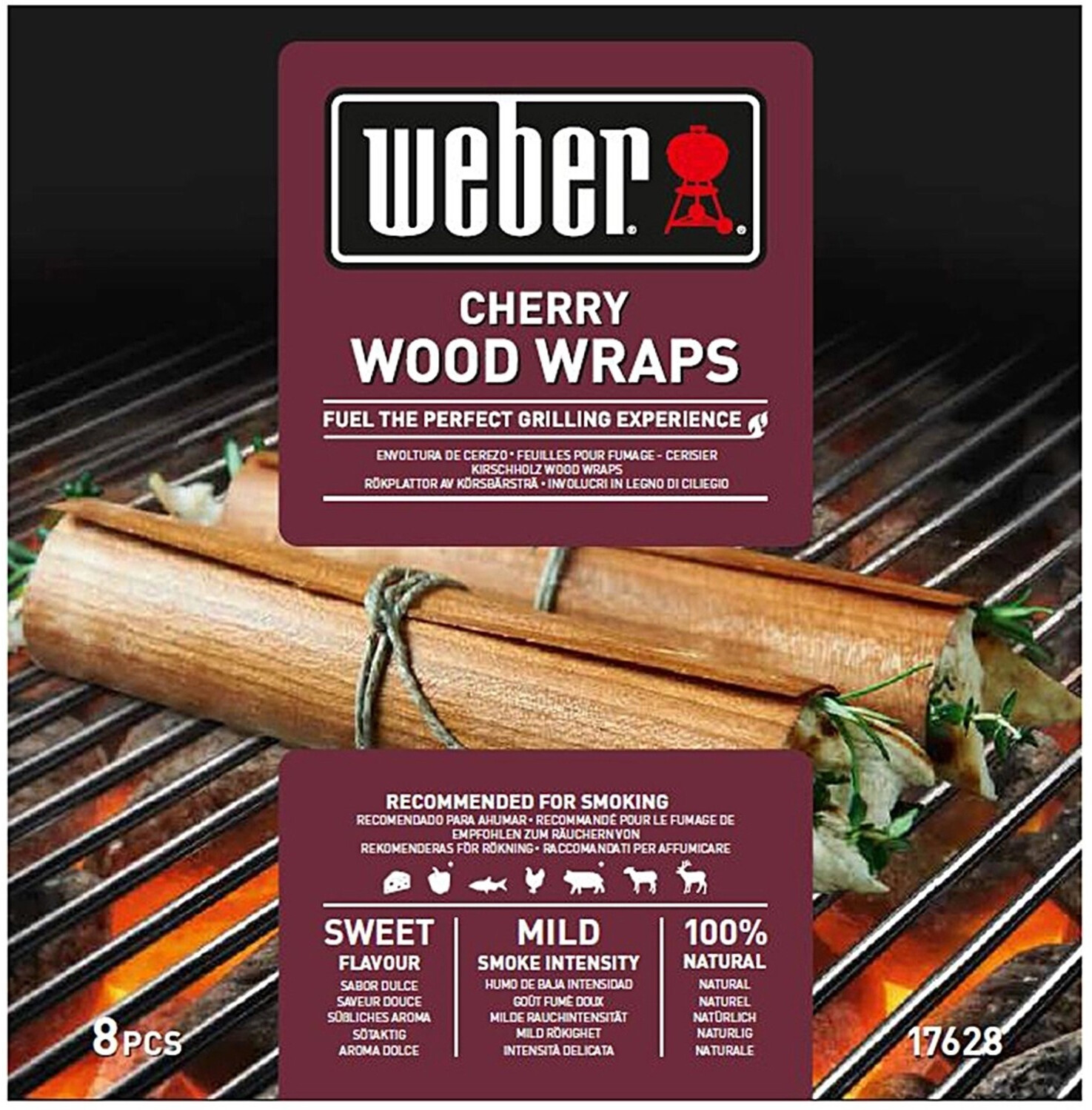 Weber Wood Wraps Cherry 8 Pcs. (17628)