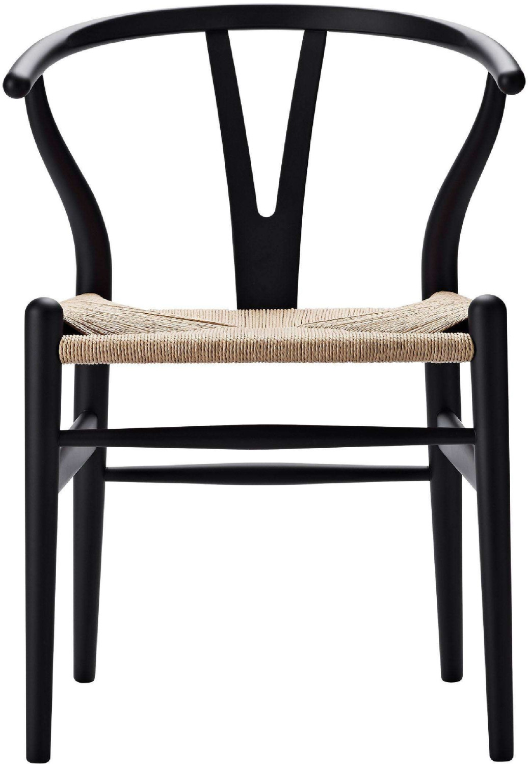 Carl Hansen CH24 Wishbone chair soft black nature (Limited Edition)