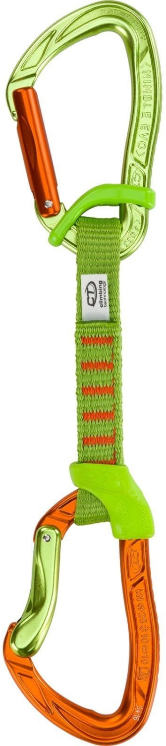 Climbing Technology Nimble EVO NY 12cm Express-Set (12cm, orange-green)