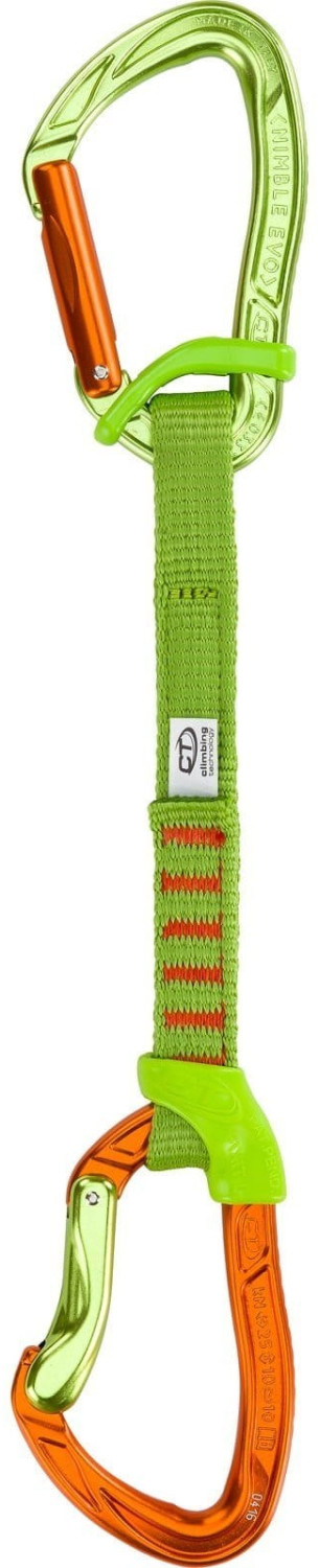 Climbing Technology Nimble EVO NY 12cm Express-Set (17cm, orange-green)