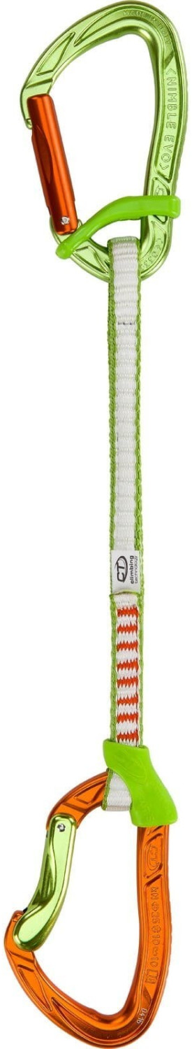Climbing Technology Nimble EVO DY 12cm Express-Set (22cm, orange-green)