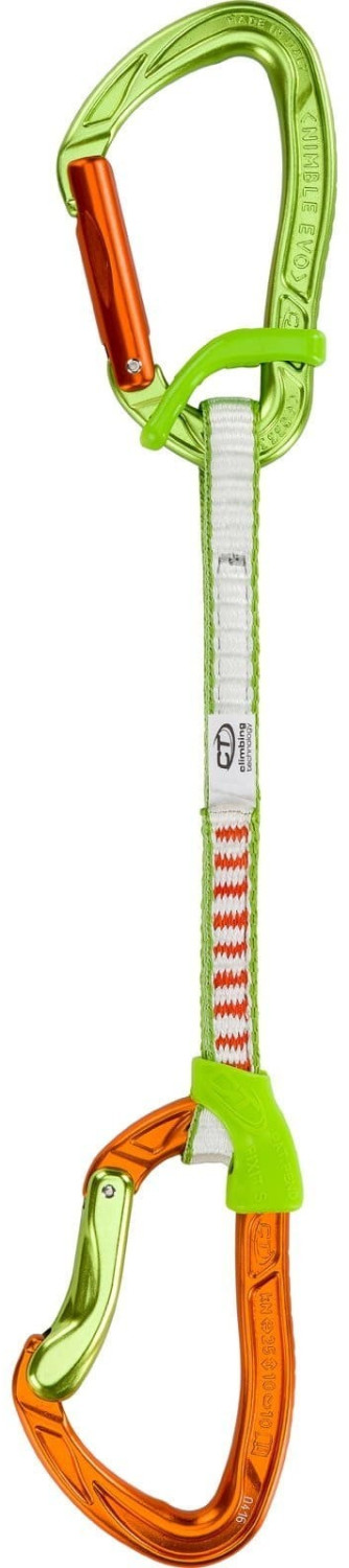 Climbing Technology Nimble EVO DY 12cm Express-Set (17cm, orange-green)