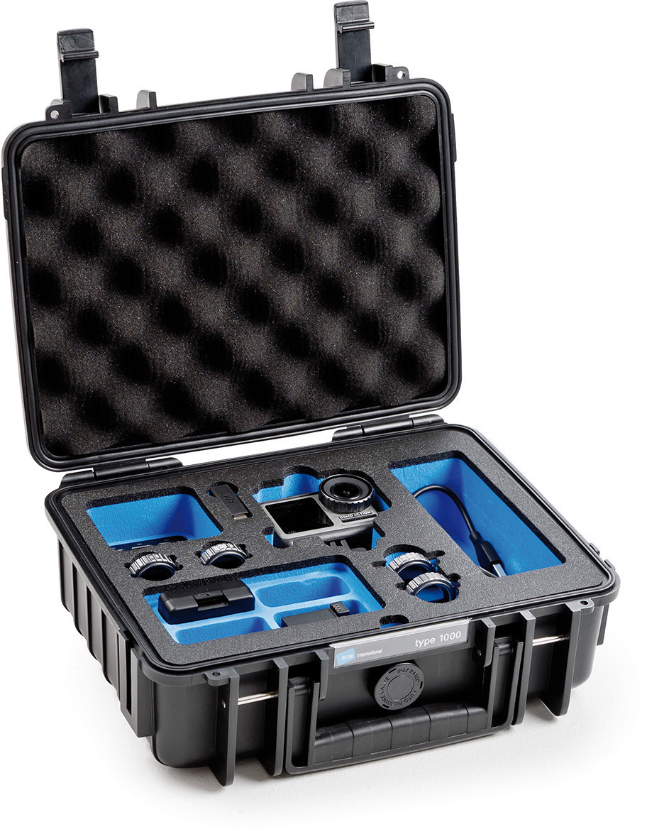 B&W Outdoor Case Type 1000 incl.  DJI Osmo Action Inlay black