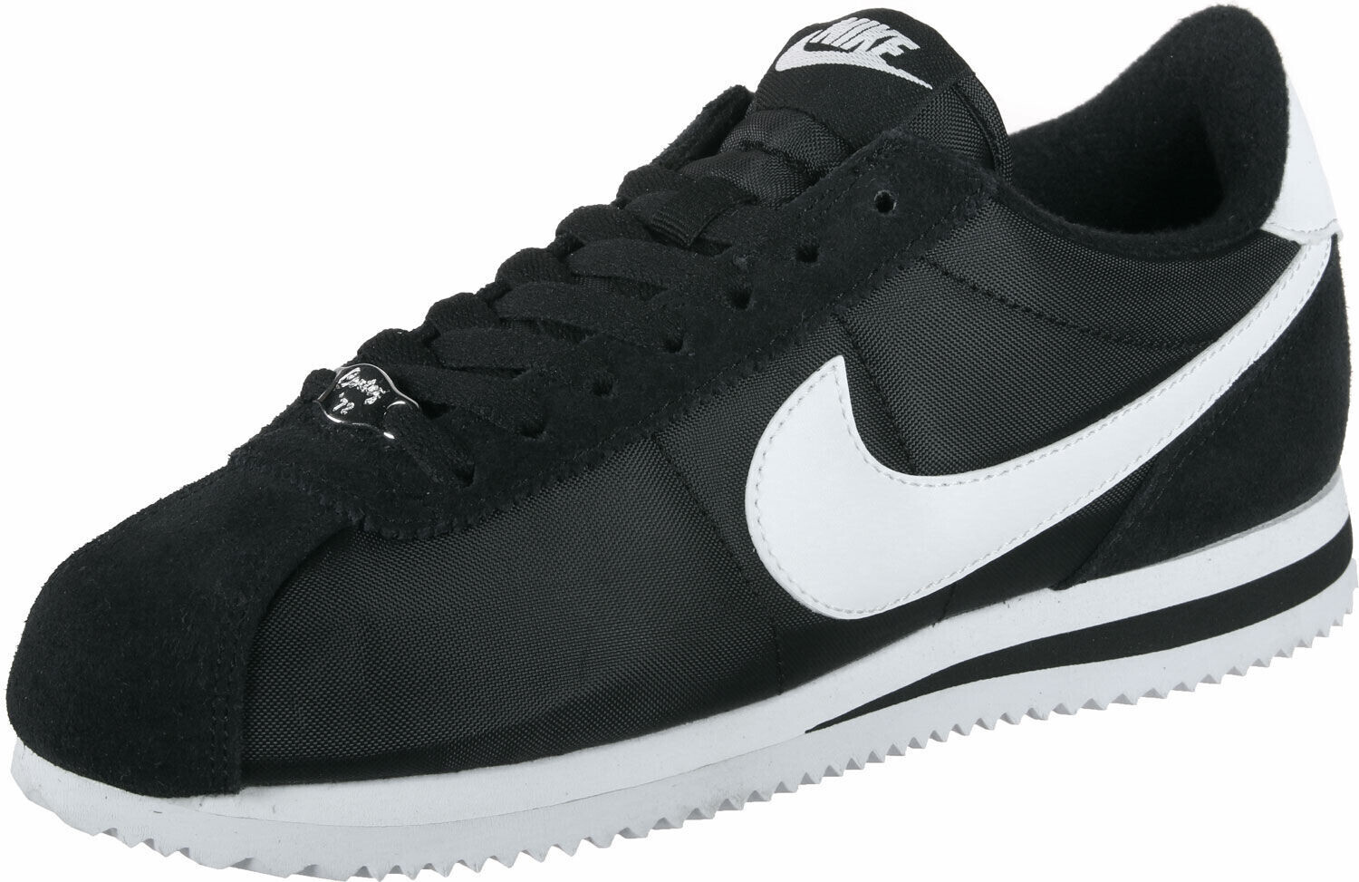 nike cortez silver metallic