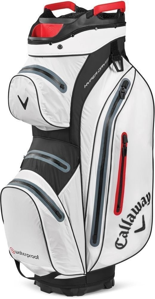 Callaway Hyper Dry Cartbag 15 white/black/red