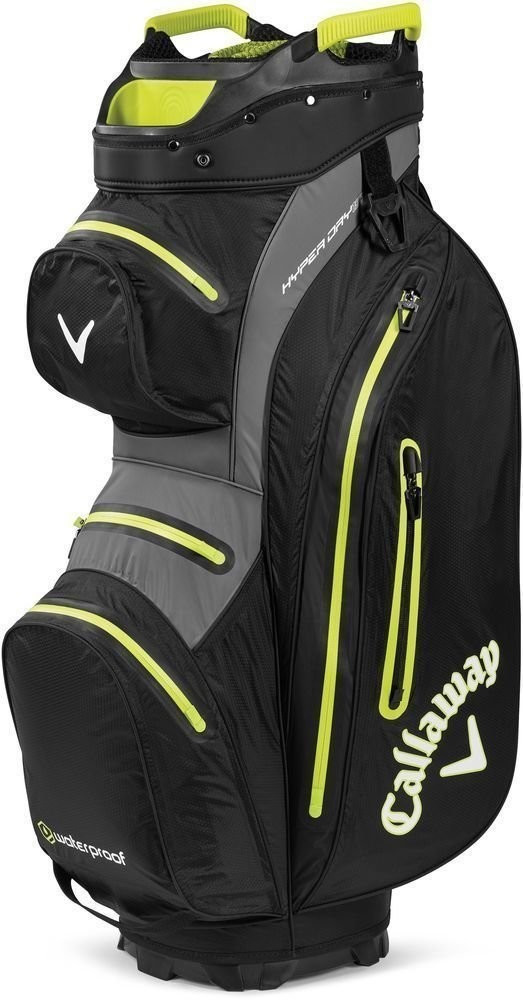 Callaway Hyper Dry Cartbag 15 black/flash/yellow