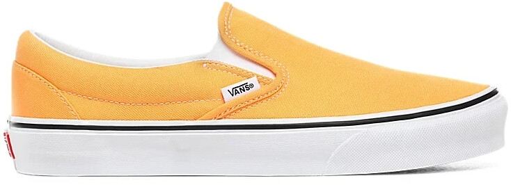 Vans orange deals slip ons