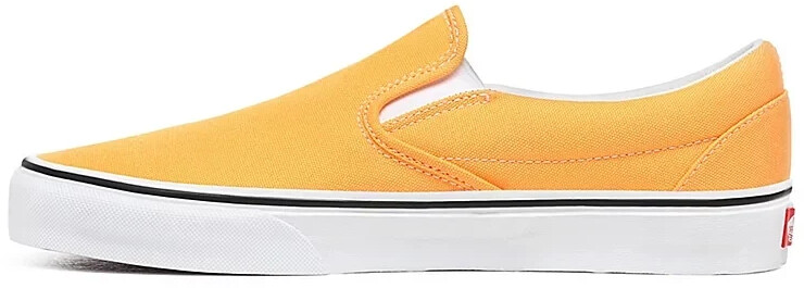 Vans orange deals slip ons