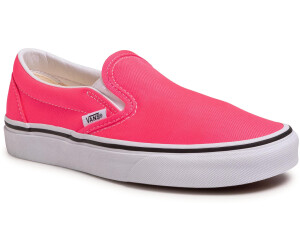 Vans Classic Slip On Neon knockout pink true white ab 48 26