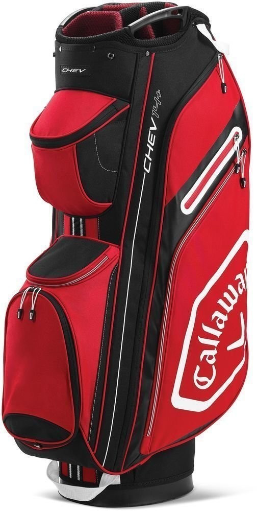 Callaway Chev 14+ Cart Bag cardinal/black/white