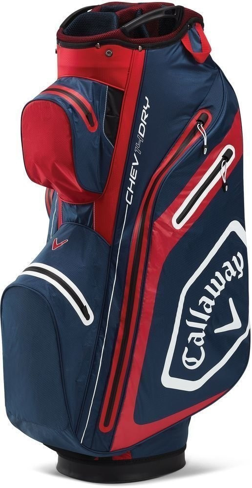 Callaway Chev Dry 14 Cart Bag navy/red/white
