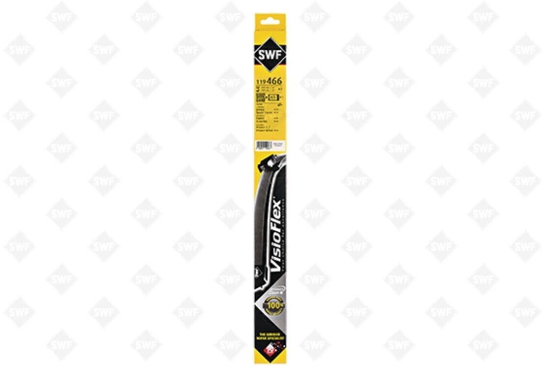 SWF 119456 Visioflex - Spazzola Tergicristallo Flat Blade Con Spoiler, 30/26 Pollici