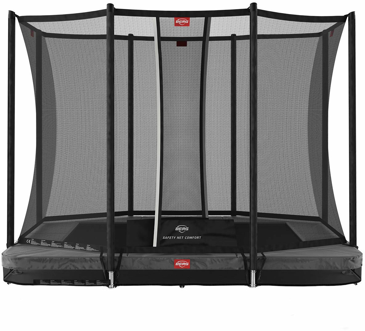 Berg Ultim Favorit InGround 280 grey + Safety Net Comfort
