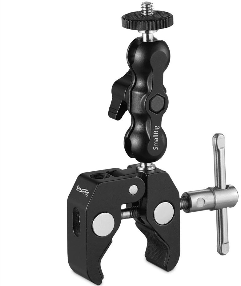 SmallRig 2164 Multi Functional Crab Shaped Clamp with Ballhead Magic Arm