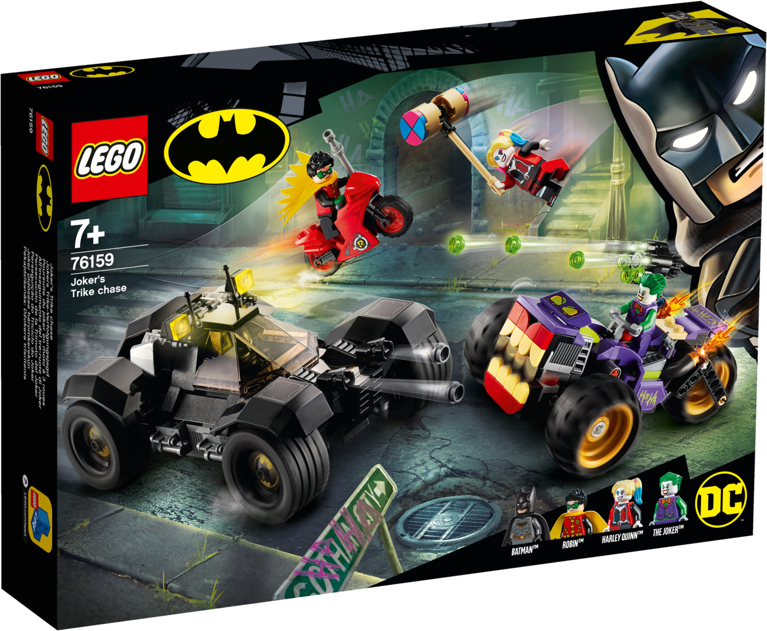 LEGO DC Super Heroes Persecuci n de la Trimoto del Joker 76159