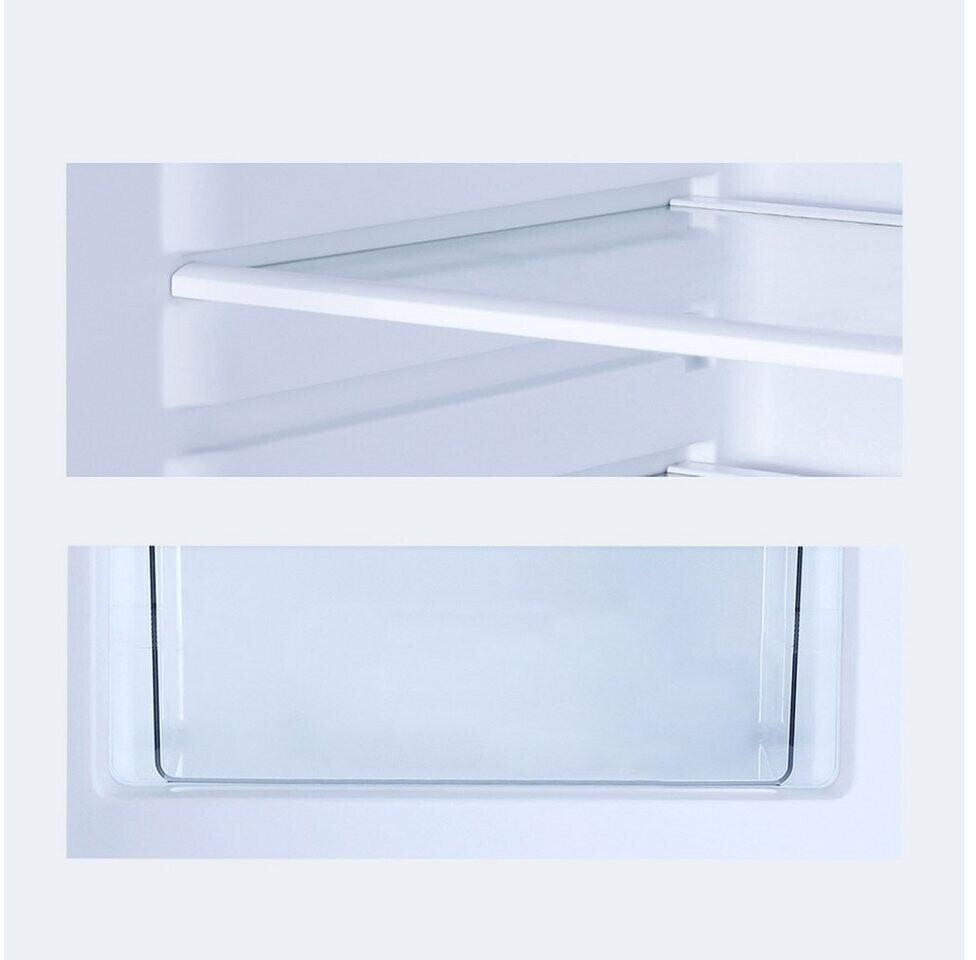 CHiQ réfrigérateur congélateur bas FBM260L 260L (187+73), low frost, acier  inoxydable