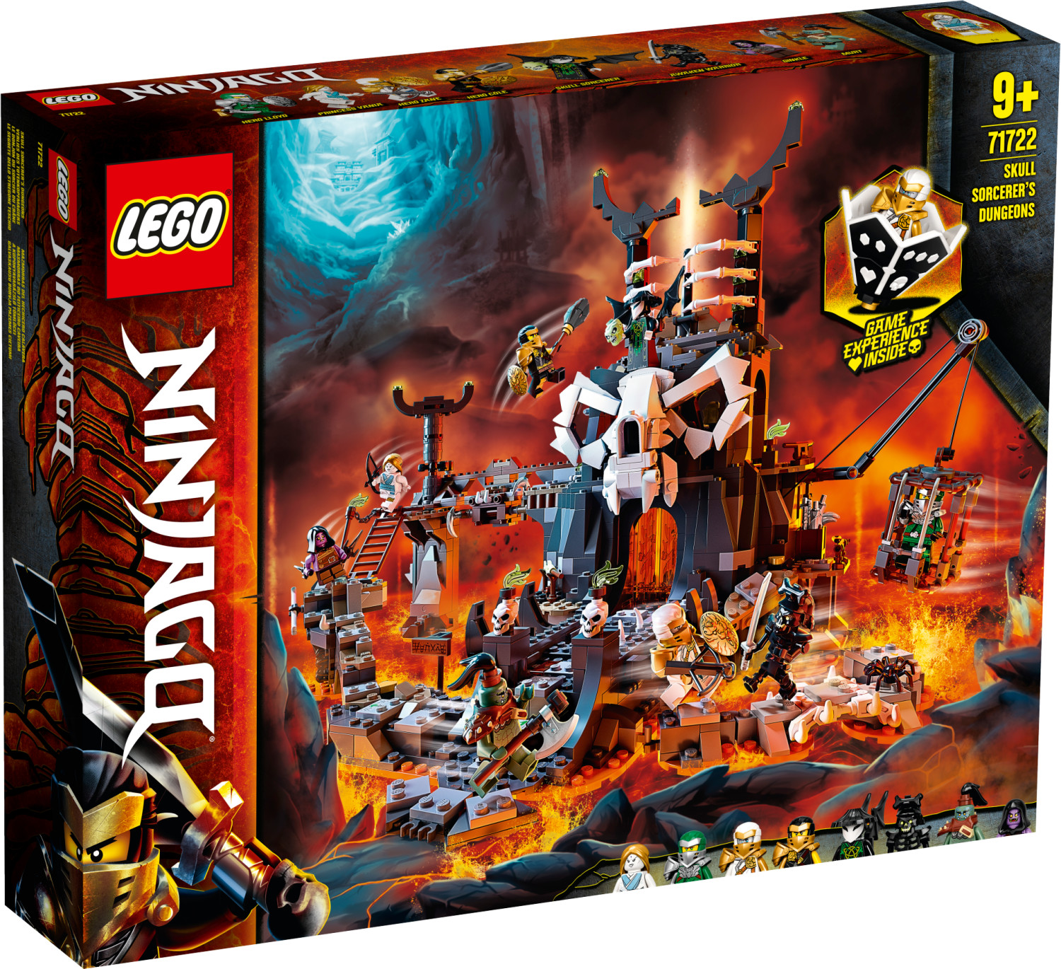Vitrine pour Lego 71722 Le Donjon du Sorcier Squelette, Vitrine