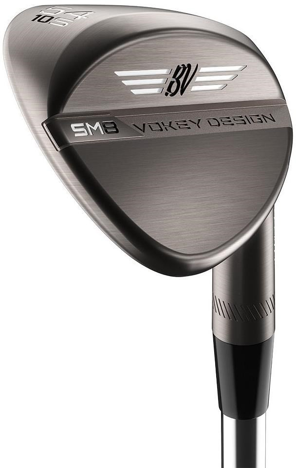 Titleist Vokey SM8 Brushed Steel Wedge F-Grind 52° 8°