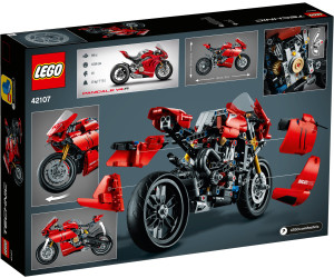 LEGO 42107 Technic Ducati Panigale V4 R, Moto de Juguete Roja, Maqueta para  Construir y Decorar el Dormitorio, con Caja de Cambios y Suspensión, Idea  de Regalo para Niños y Niñas a