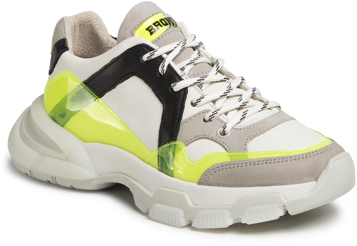 Bronx Trainers Women (66295) off white/n.yellow/black