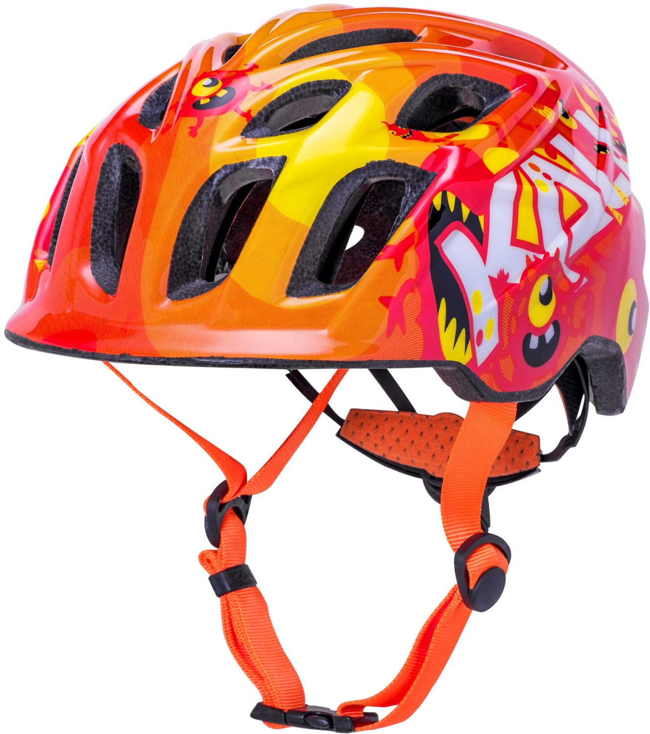 Kali Chakra Monsters helmet Kid's orange