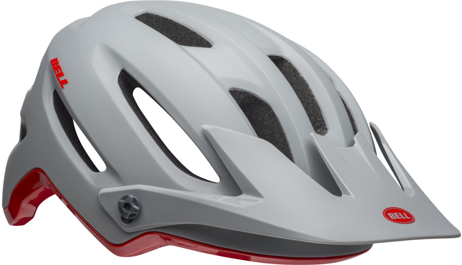 Bell 4Forty helmet cliffhanger matte/gloss dark gray/crimson