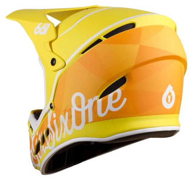 SixSixOne Reset Full-Face helmet geo citrus