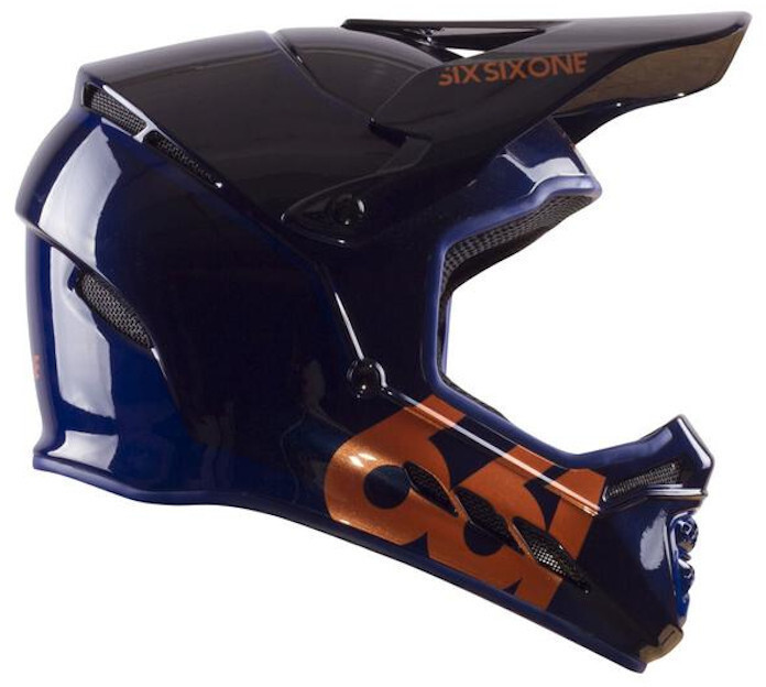 SixSixOne Reset Full-Face helmet midnight copper