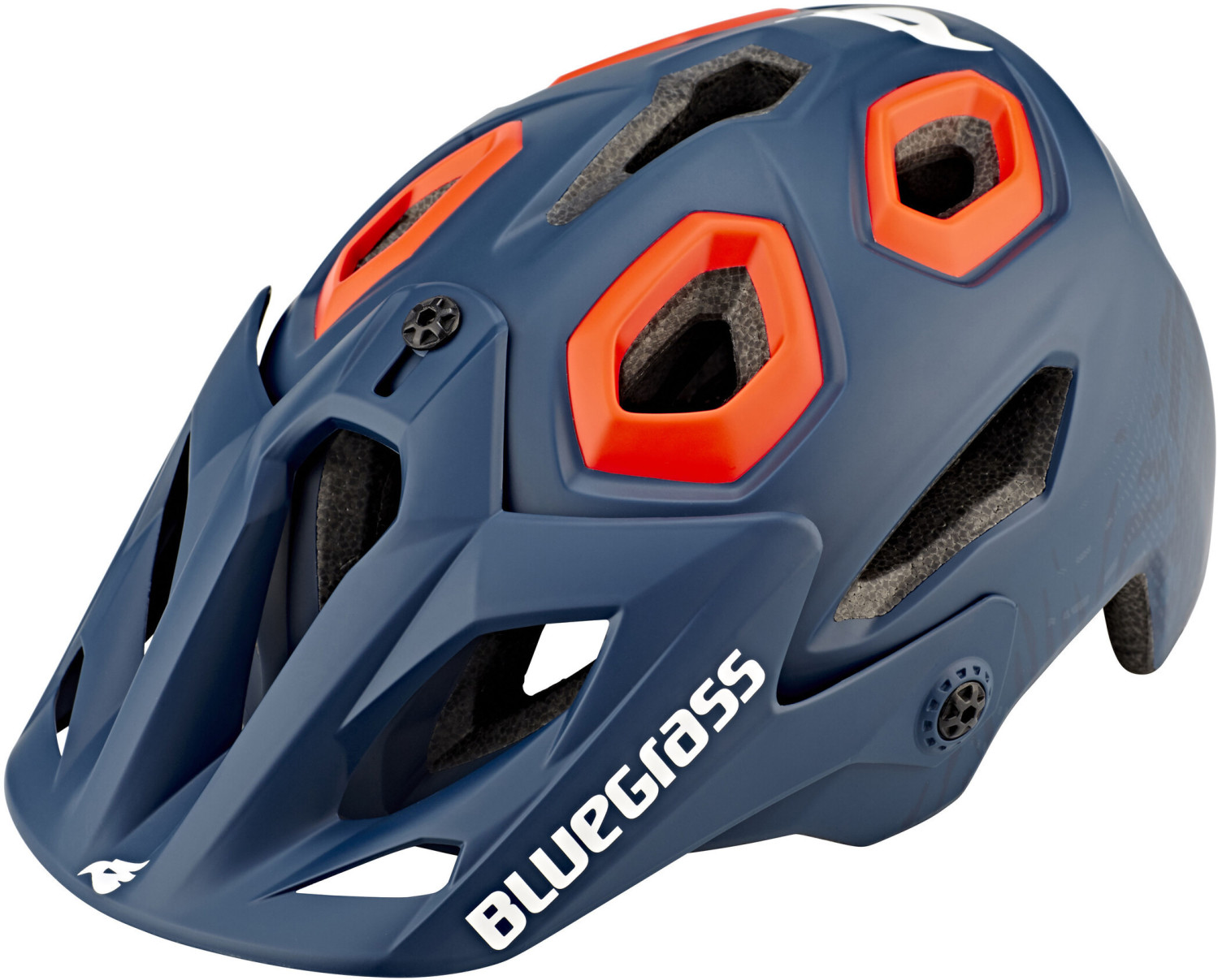 Bluegrass Golden Eyes helmet petrol blue/orange