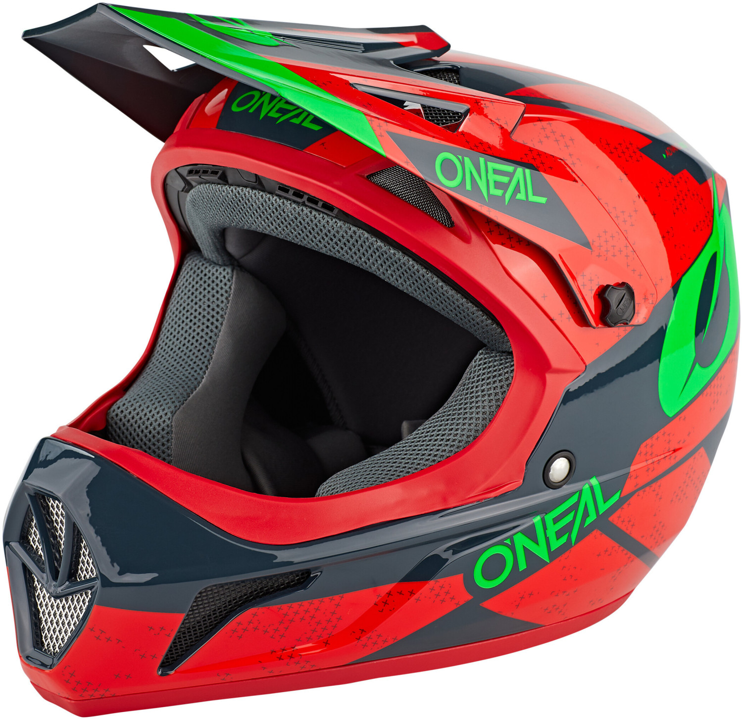 O'Neal Sonus helmet Deft red/gray/green