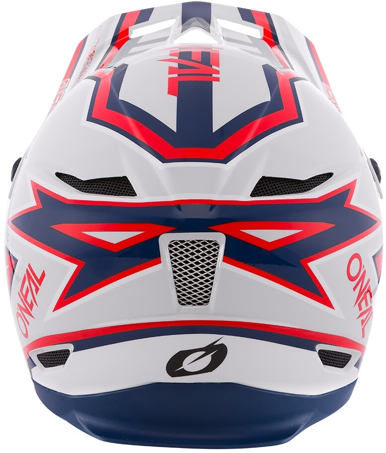 O'Neal Fury helmet Rapid silver/red