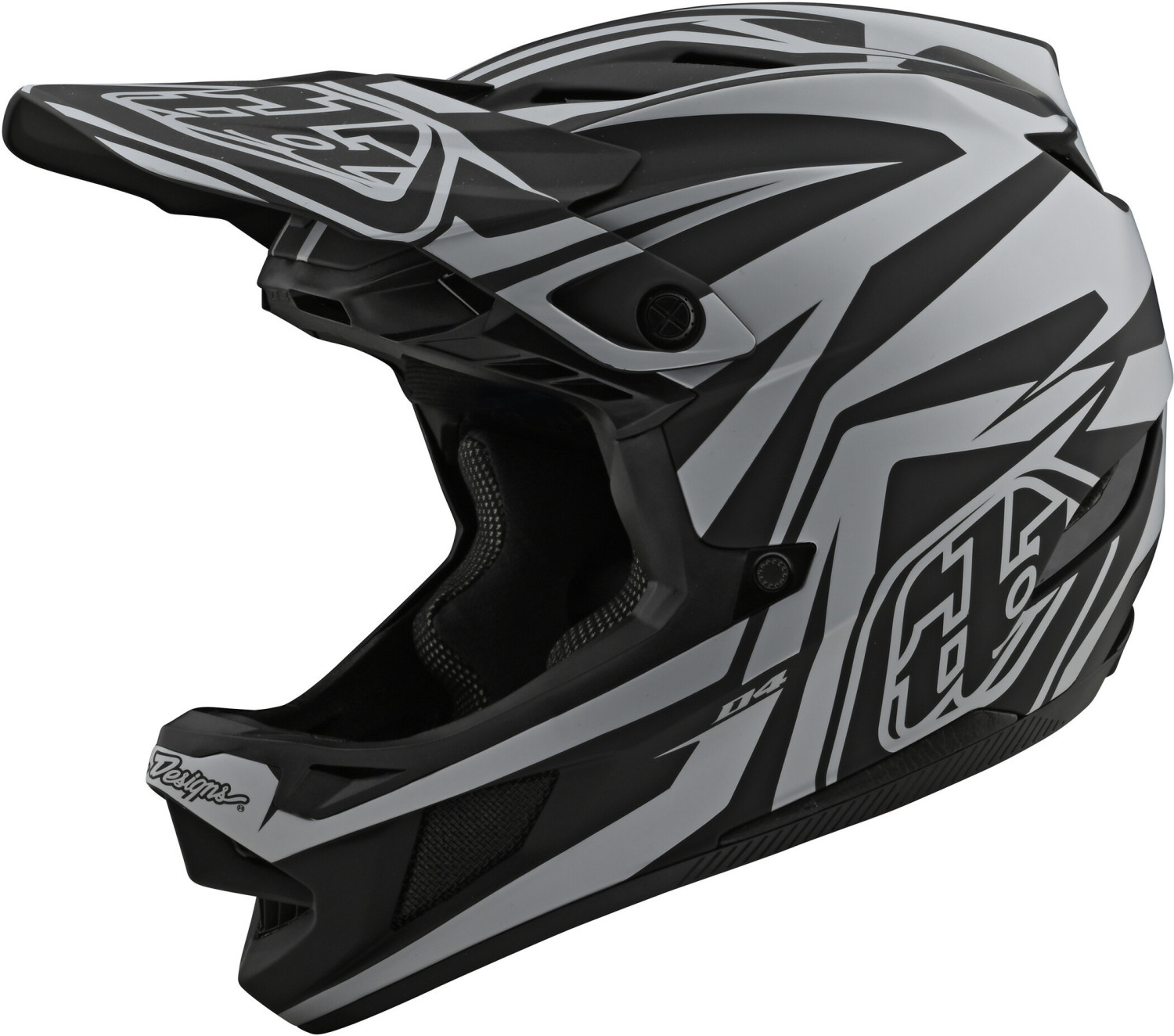 Troy Lee Designs D4 Composite MIPS Mirage helmet black/silver
