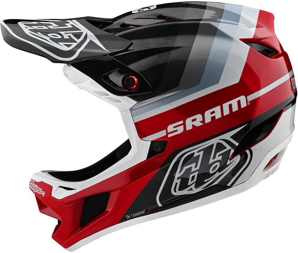 Troy Lee Designs D4 Carbon MIPS Mirage helmet sram black/red