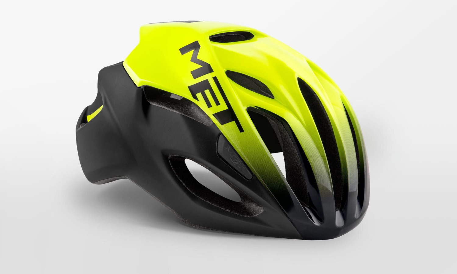 MET Rivale helmet black/shaded safety yellow