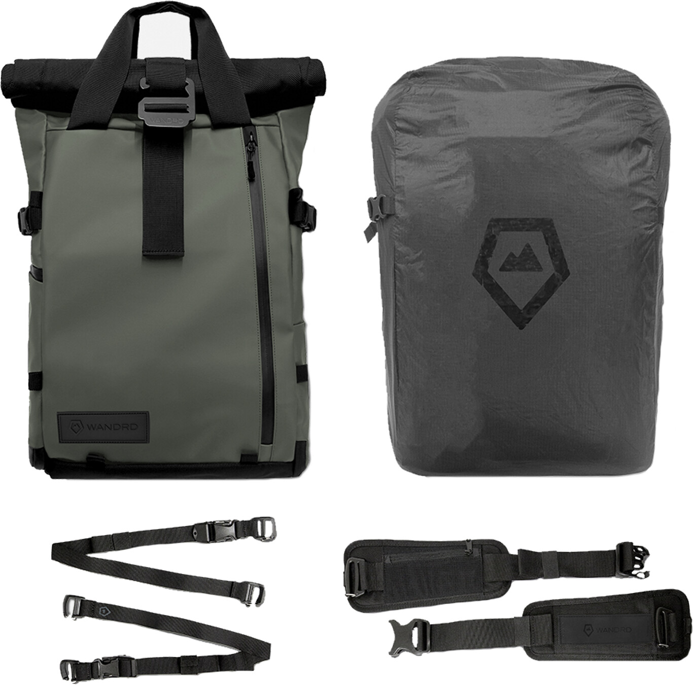 WANDRD PRVKE 21 Travel Bundle green