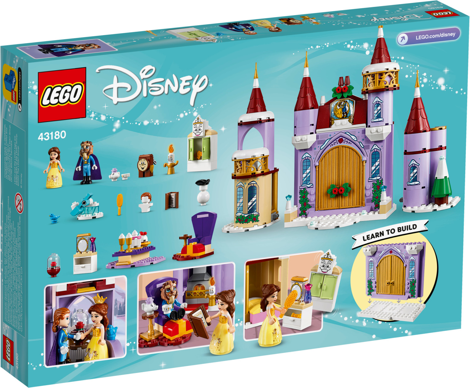 44,49 Preisvergleich Princess Belles bei | ab LEGO winterliches € - Disney Schloss (43180)