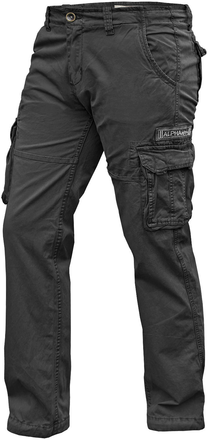 Alpha Industries Jet black mens pants (101212-03)