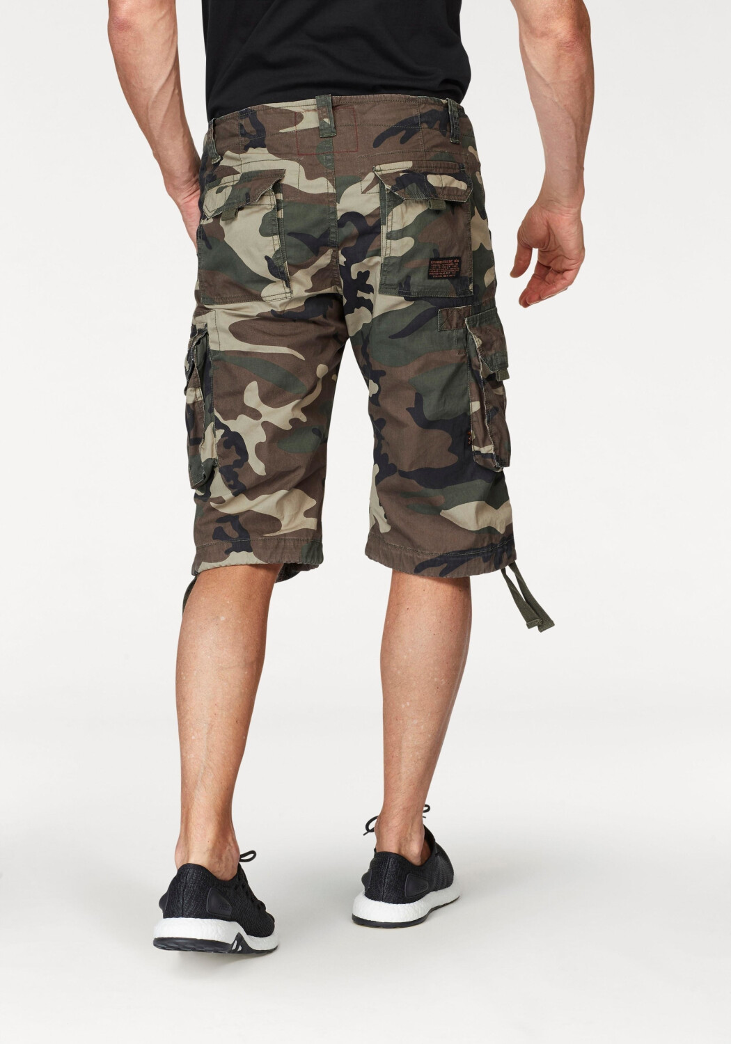 Alpha Industries Jet Mens Shorts green brown (191200-408)