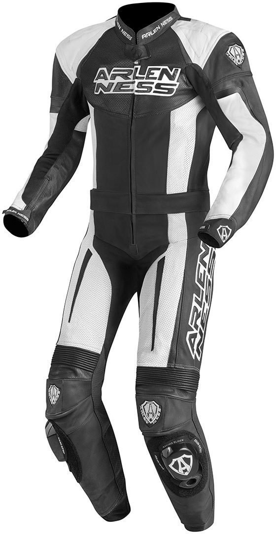 Arlen Ness Monza 2pcs. black/white