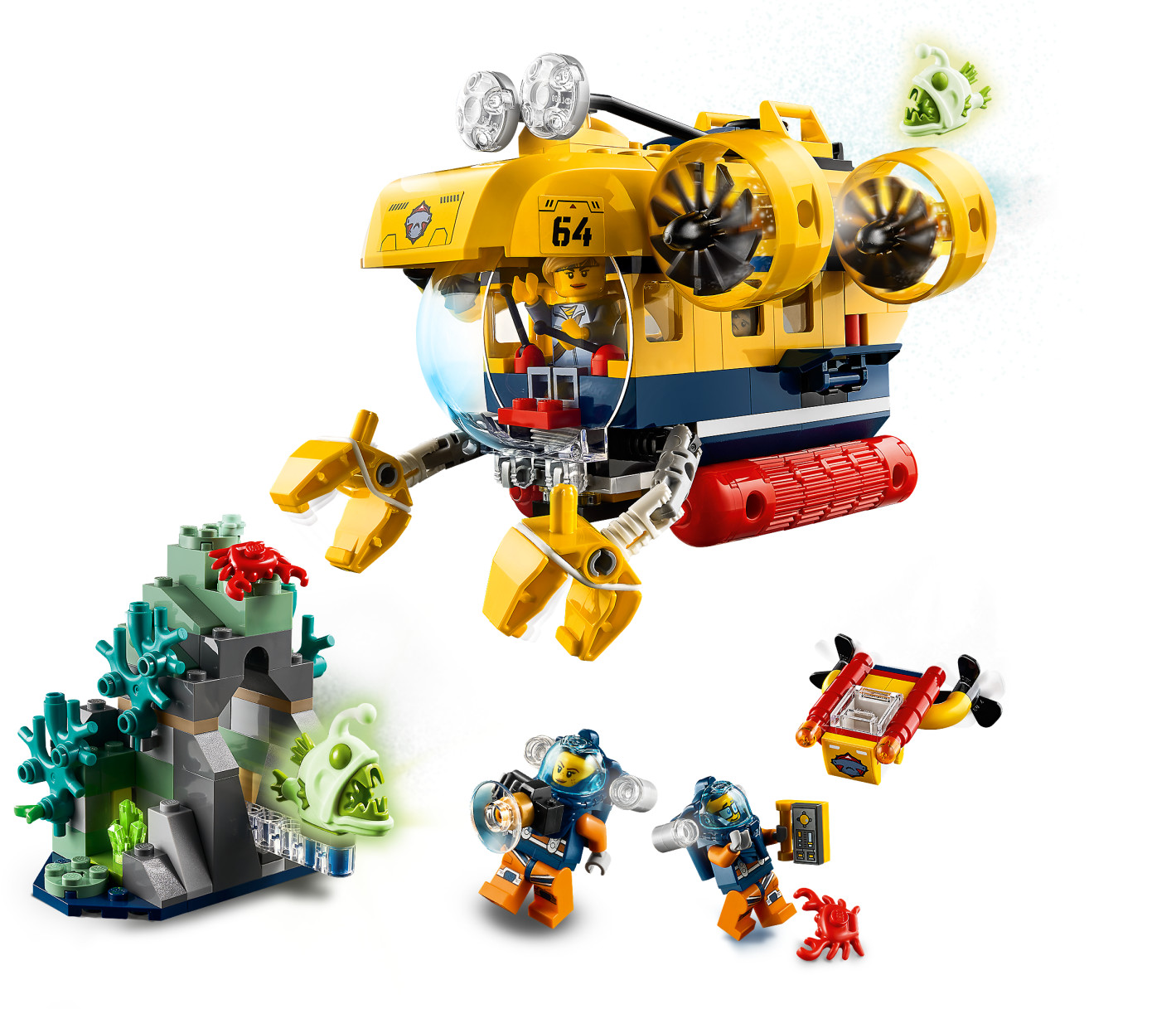 Soldes LEGO City - Le bateau d'exploration (60095) 2024 au