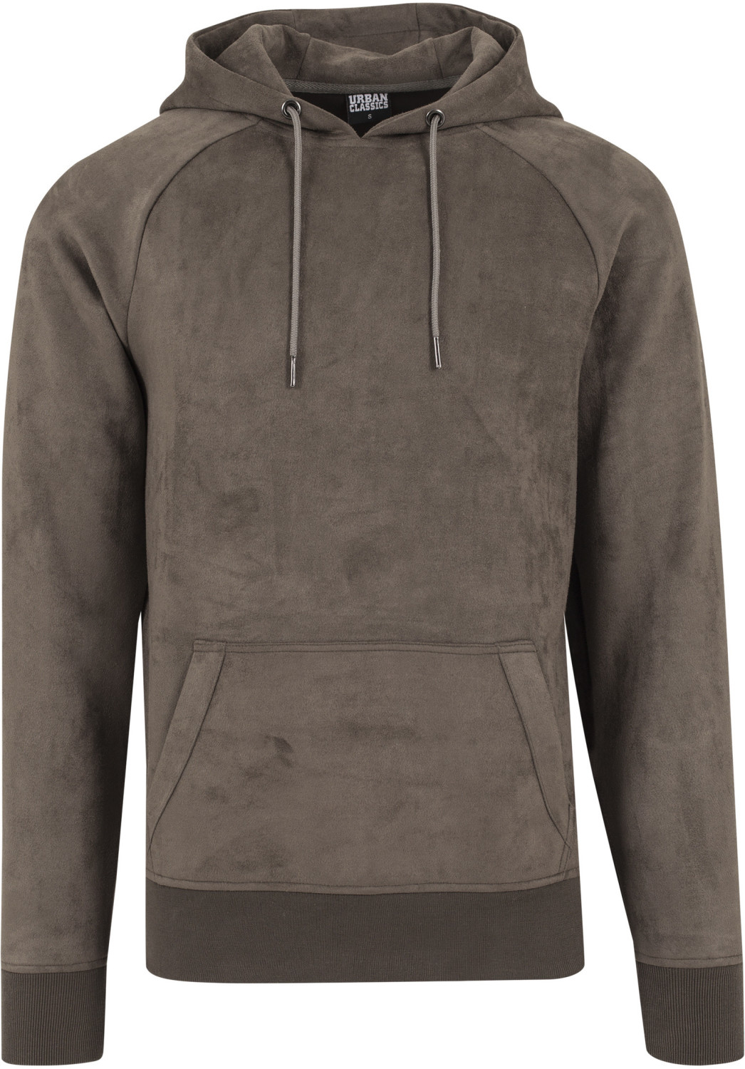 Urban Classics Imitation Suede Hoody (TB1393) olive
