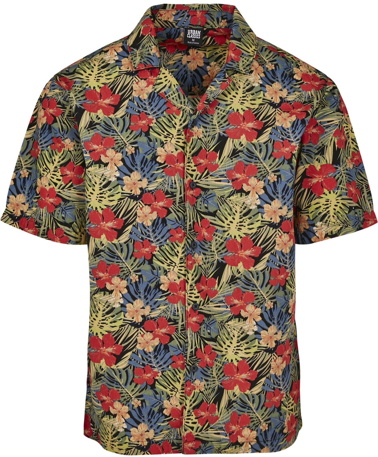 Urban Classics Pattern Resort Shirt (TB2735) black/tropical
